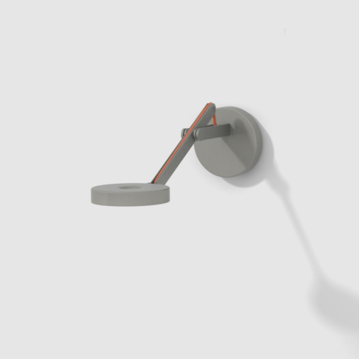 Rotaliana String W0 LED Wandleuchte mit Verstellband: orange, graphit