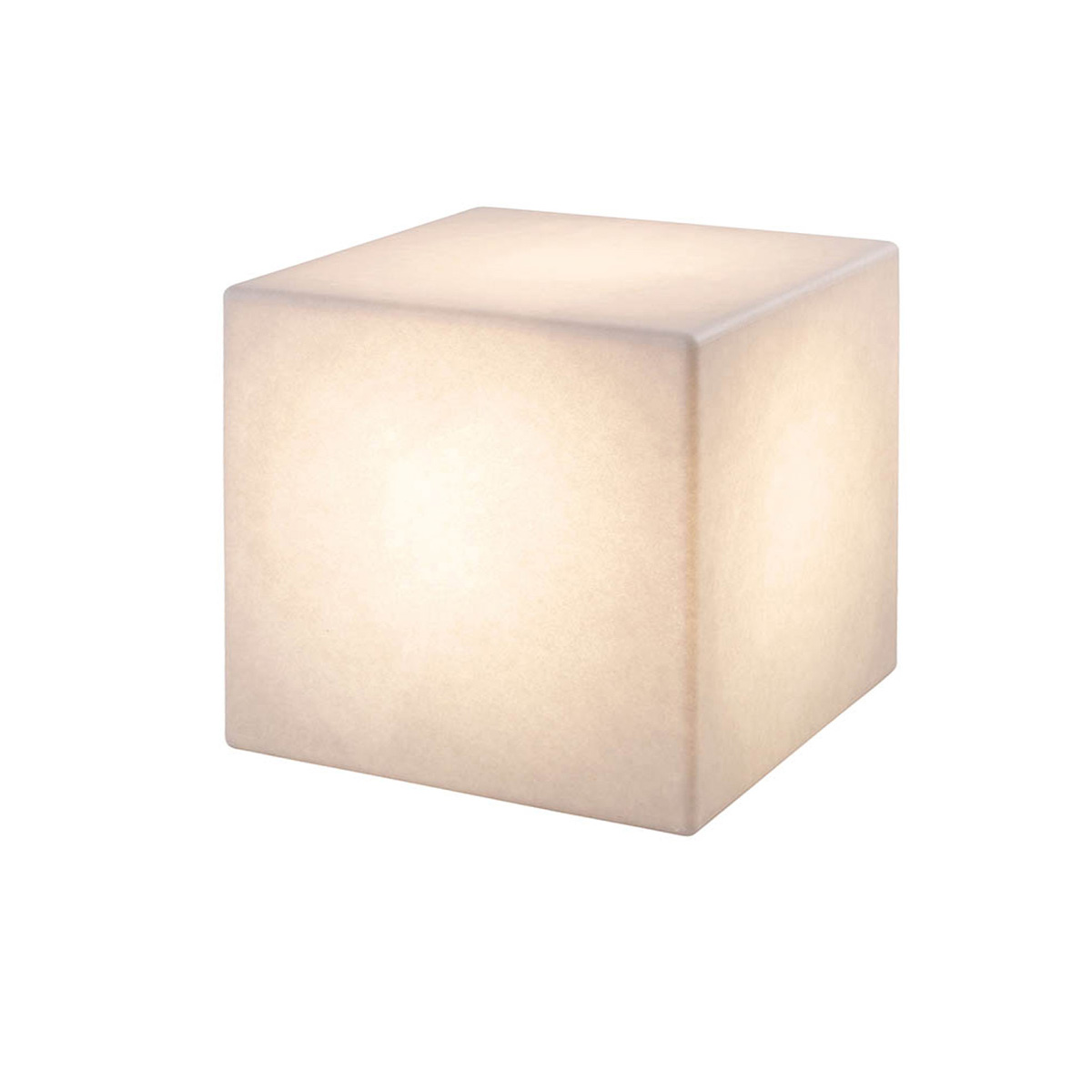 8 seasons design Shining Cube 33 LED Solardekoleuchte, grau