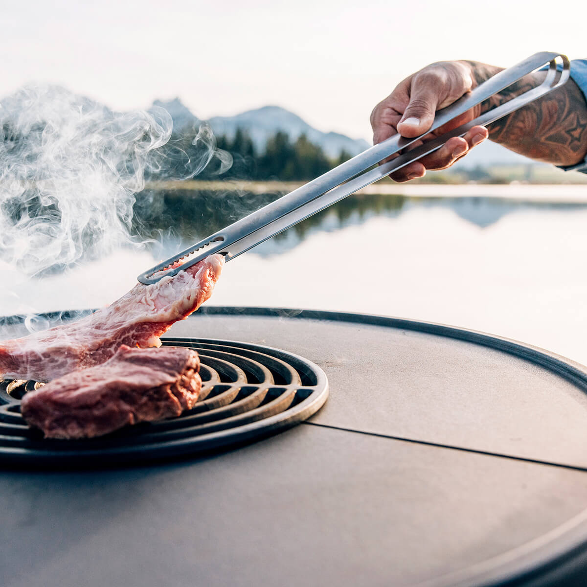 Höfats Feuerzange, Edelstahl