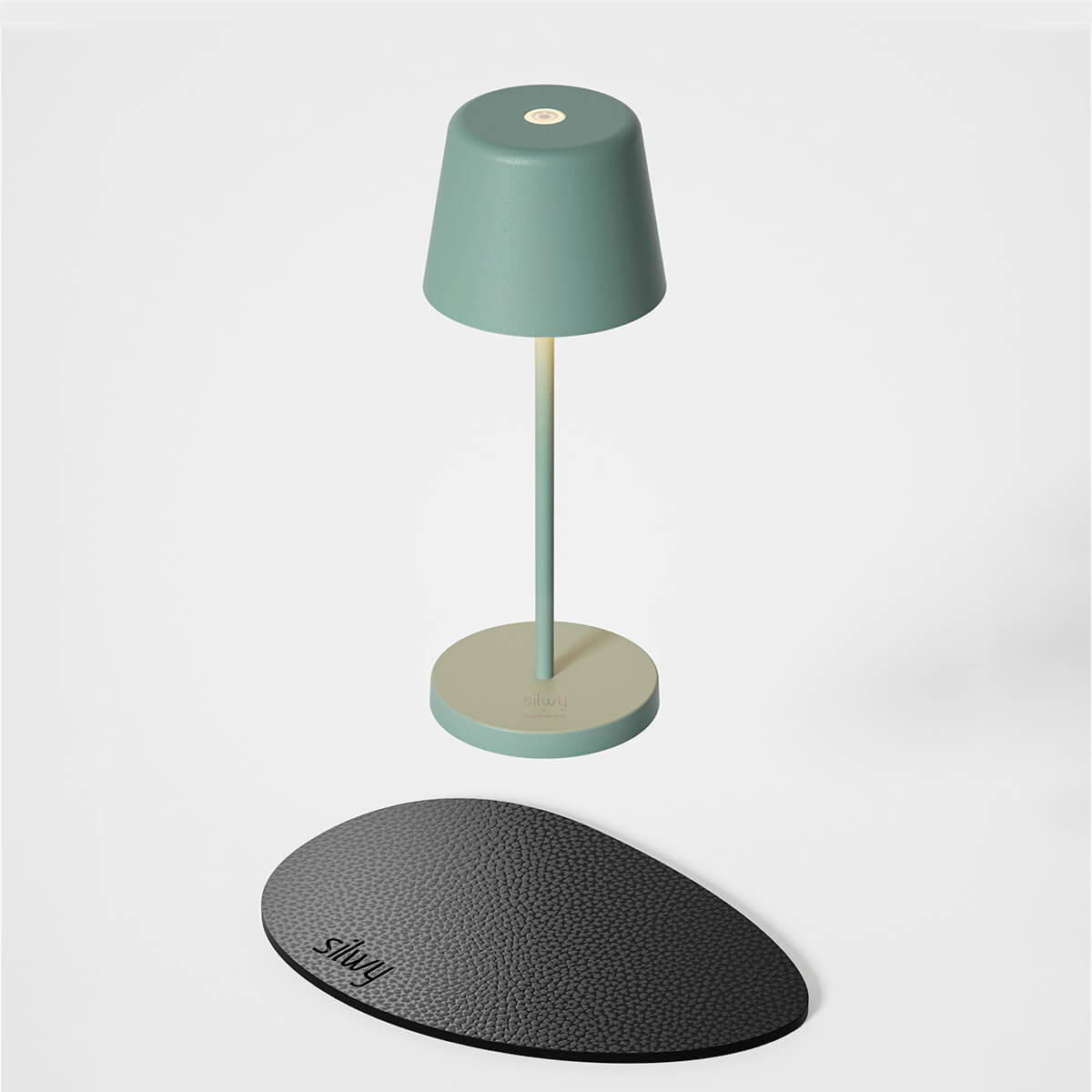 Silwy x Sompex Monaco LED Akkuleuchte, olivgrün