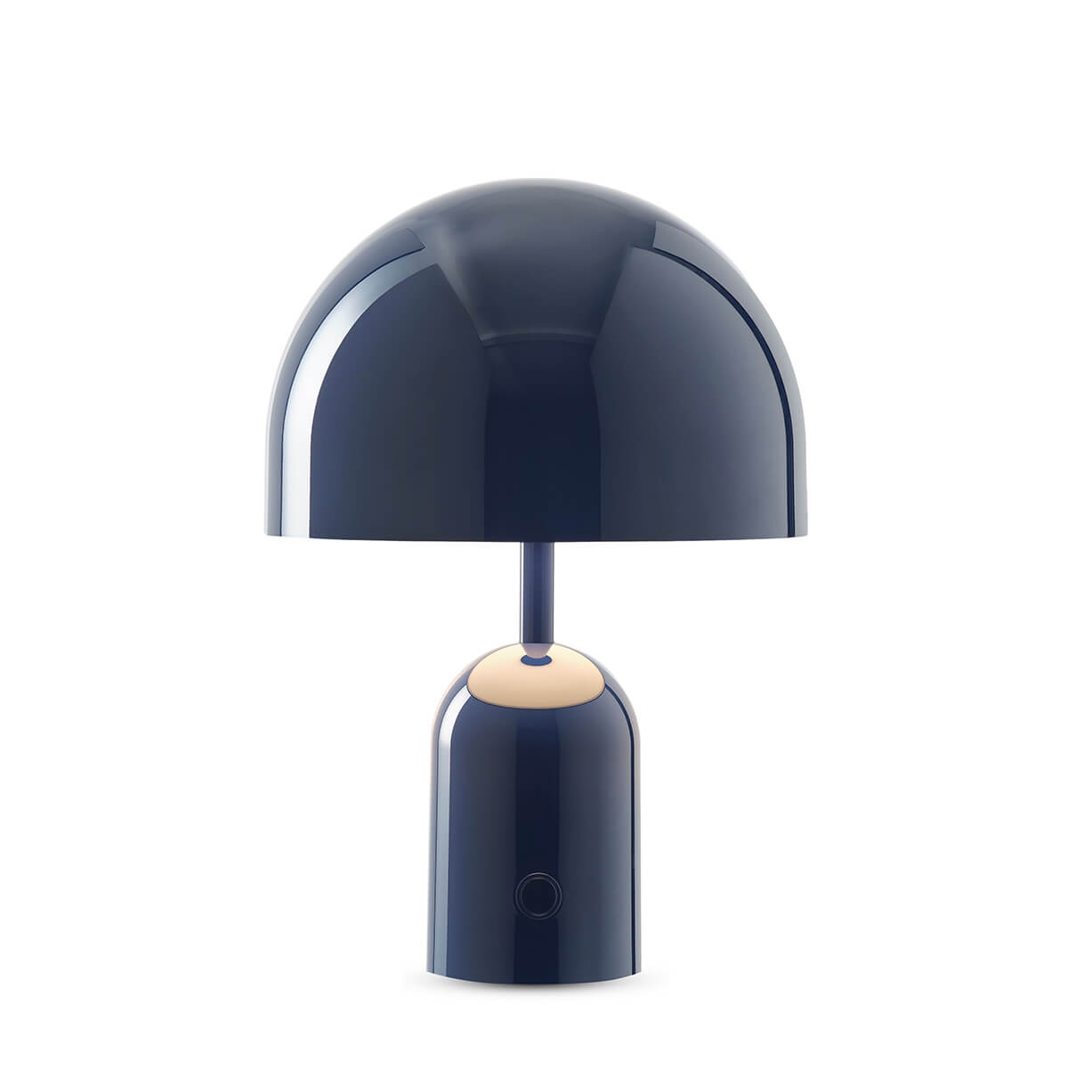 Tom Dixon Bell Portable LED Akkuleuchte, indigo glänzend