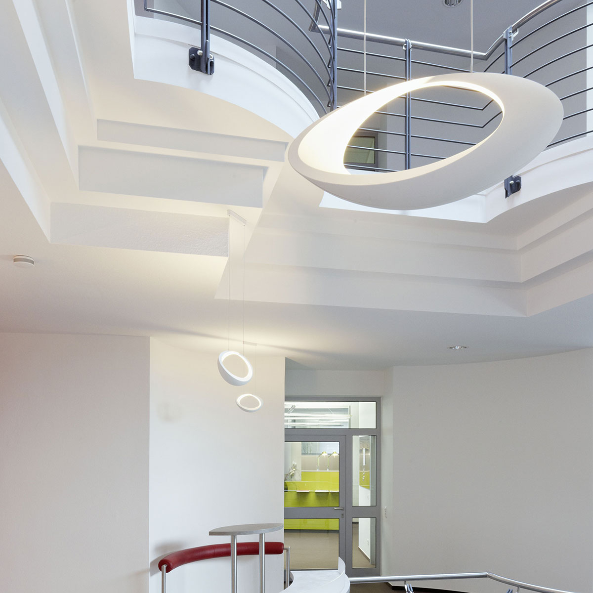 Artemide Design, Cabildo Sospensione LED, weiß, Anwendungsbild