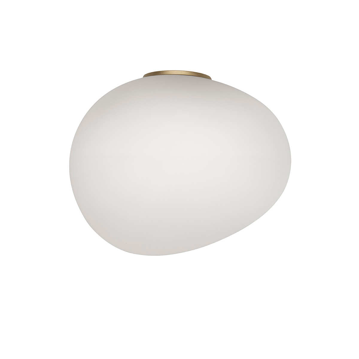 Foscarini Gregg Media Semi 2 Parete, bianco/oro (weiß/Gold)