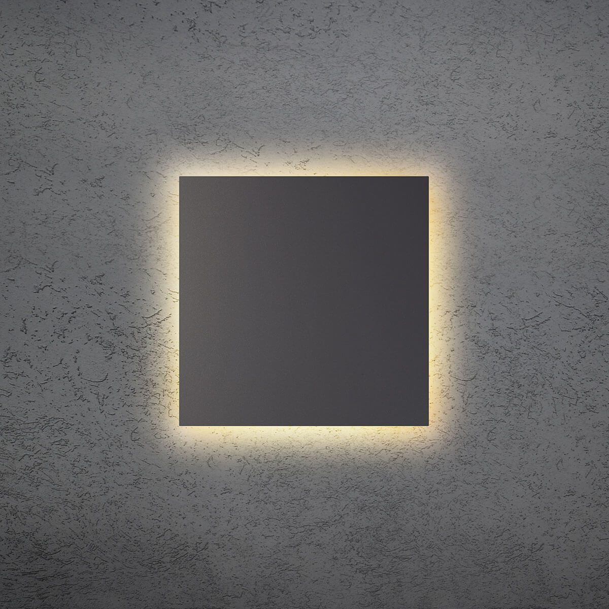 Escale Blade-Q LED Wand- / Deckenleuchte, 34 x 34 cm, mit Casambi-Modul, anthrazit