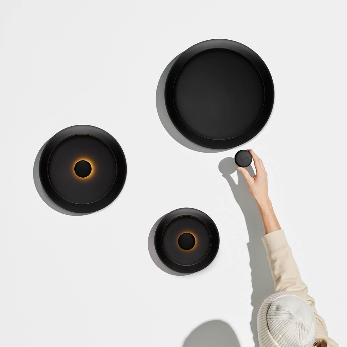 Fatboy Oloha Trio LED Akkuleuchte & Schale, anthrazit