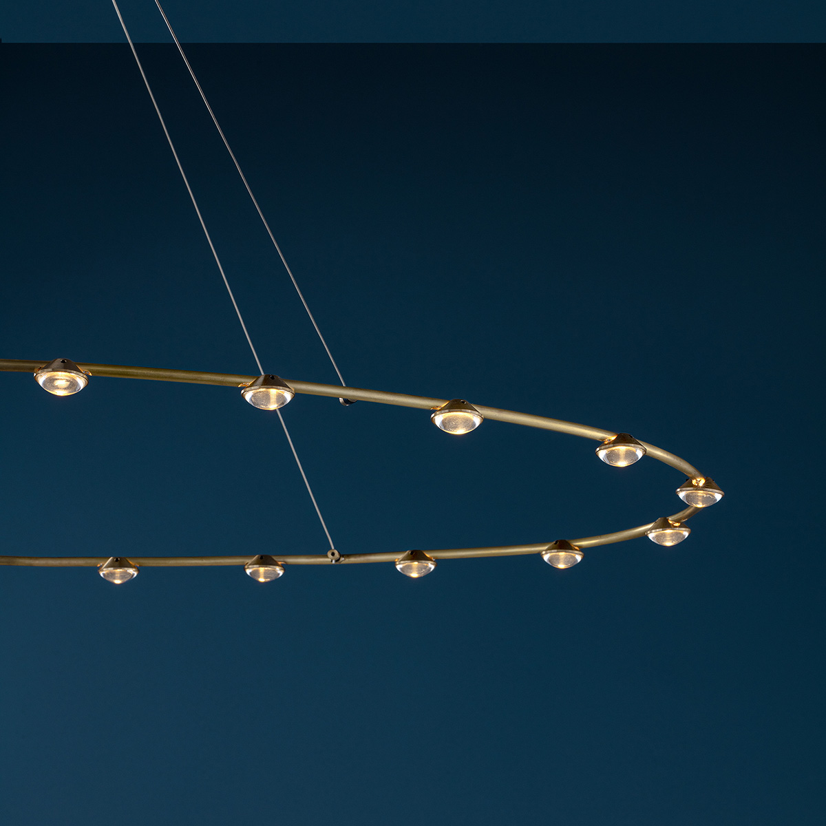 Catellani & Smith Petites Lentilles LED Pendelleuchte, Messing (Foto: Nava-Rapacchietta)