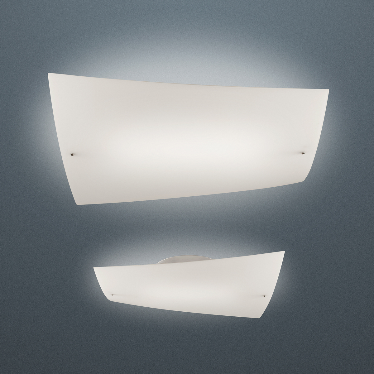 Foscarini Folio Grande Soffitto, bianco (weiß) (Abbildung zeigt zwei Leuchten) Folio Grande Soffitto