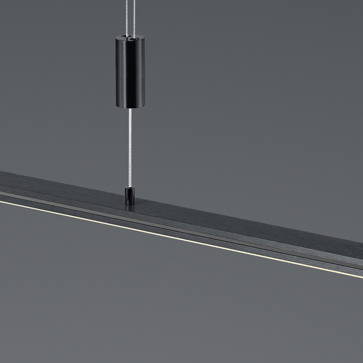 HELL Queens LED Pendelleuchte, anthrazit eloxiert