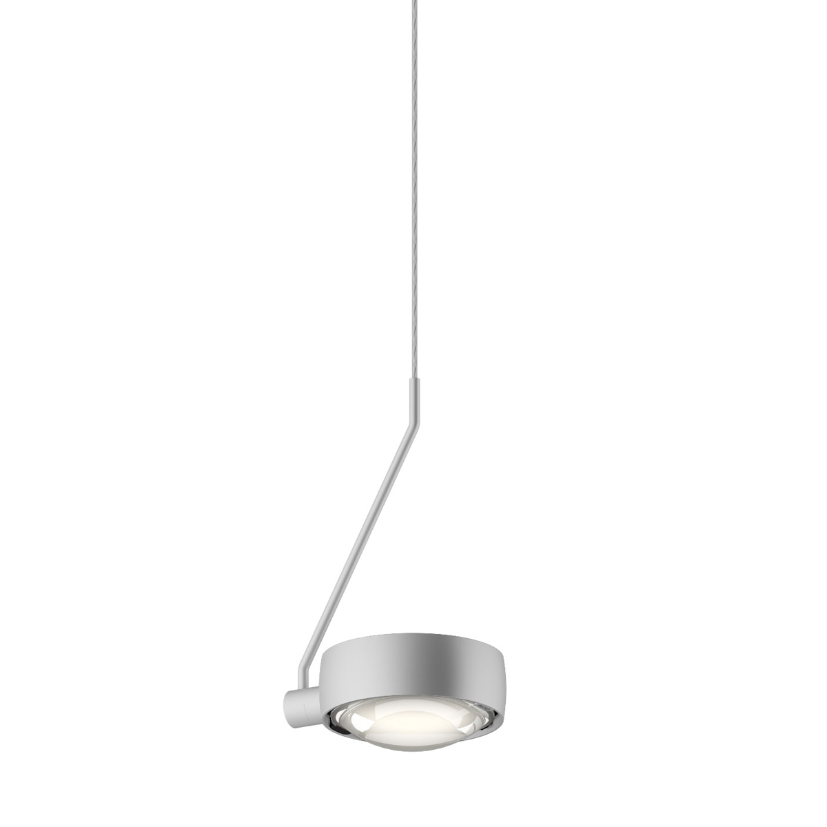 Occhio Sento C filo singolo fix up "air" LED Pendelleuchte, 2700 K, Chrom matt