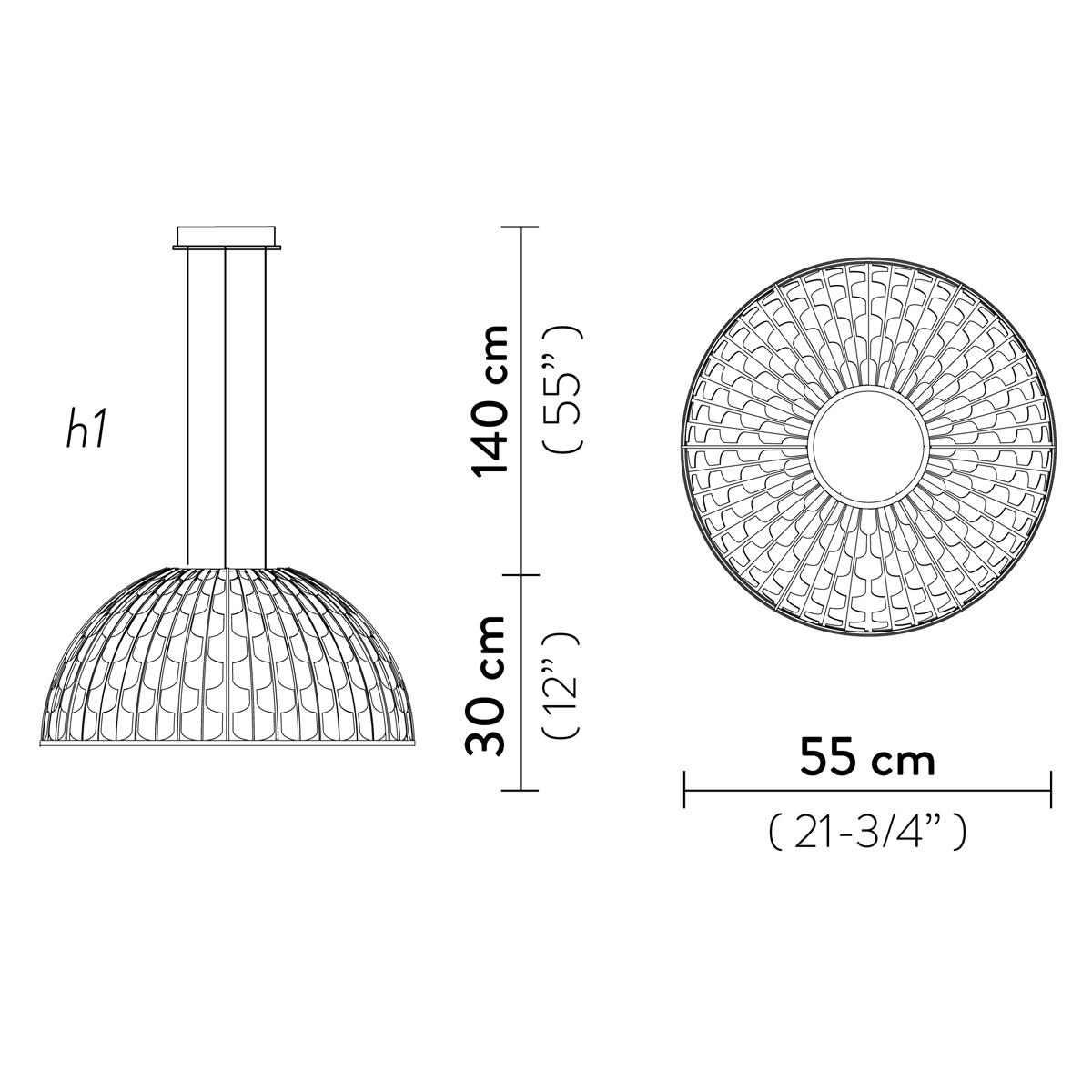 Slamp Dome LED Suspension