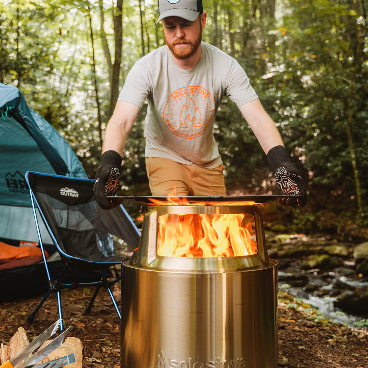 Gusseisen-Plancha für Bonfire & Yukon