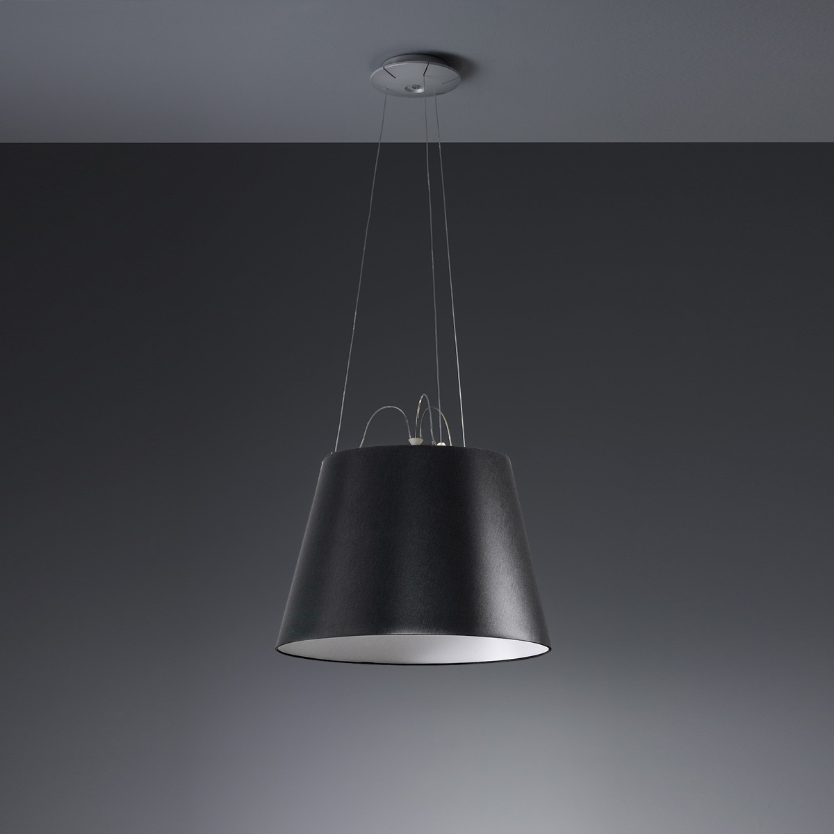 Artemide Tolomeo Mega Sospensione ø42 cm schwarz