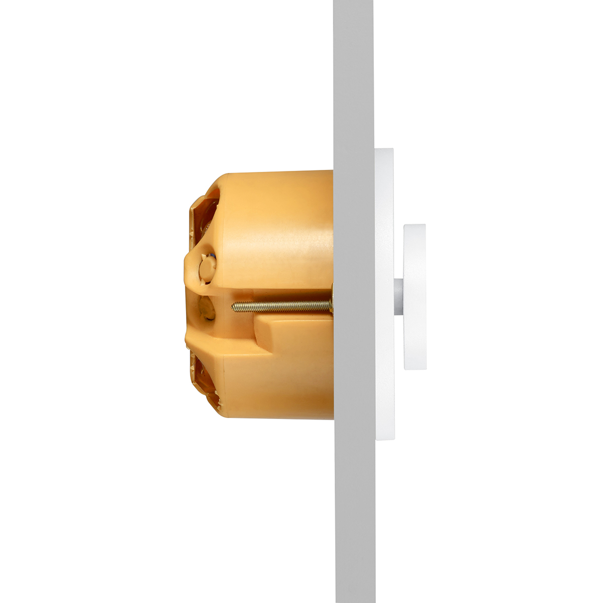 Helestra Onto LED Einbauleuchte, Indirekte Lichtverteilung, weiß matt, Einbau in Unterputz- oder Hohlraumdosen