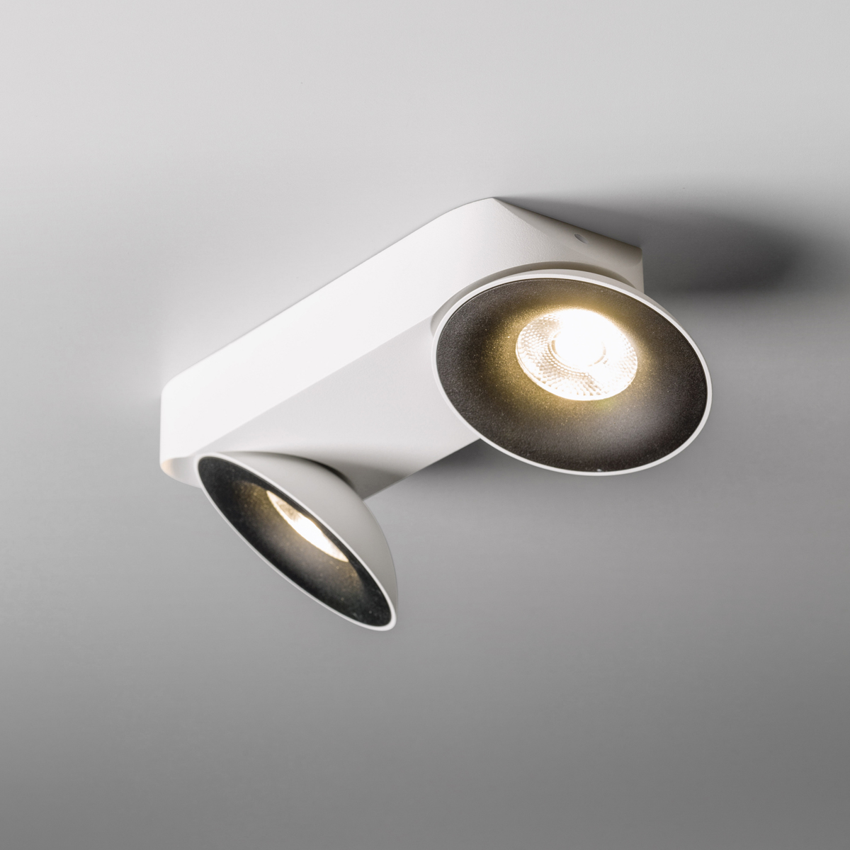 LupiaLicht Saturn 2 LED Deckenstrahler, weiß