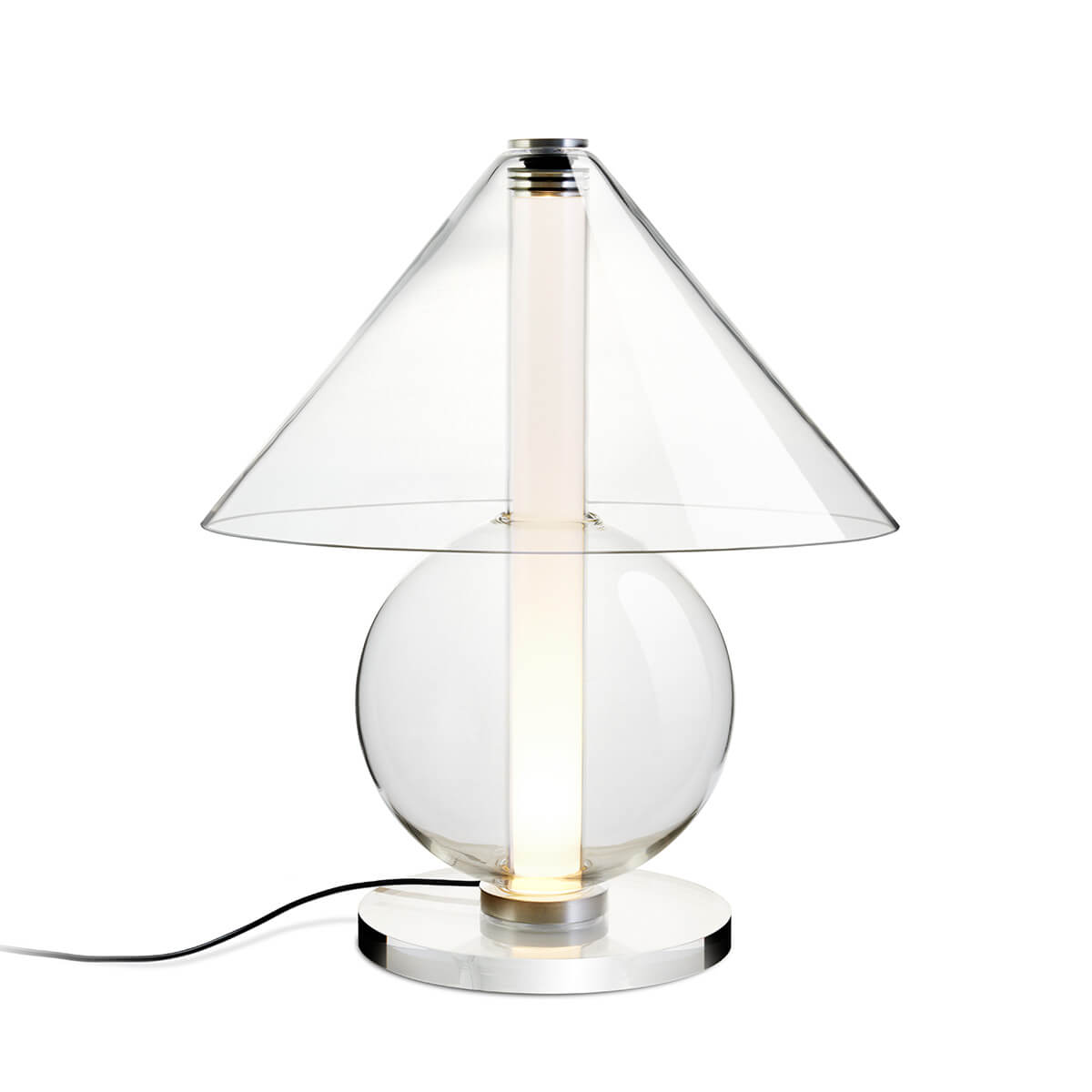 Marset Fragile LED Tischleuchte, transparent