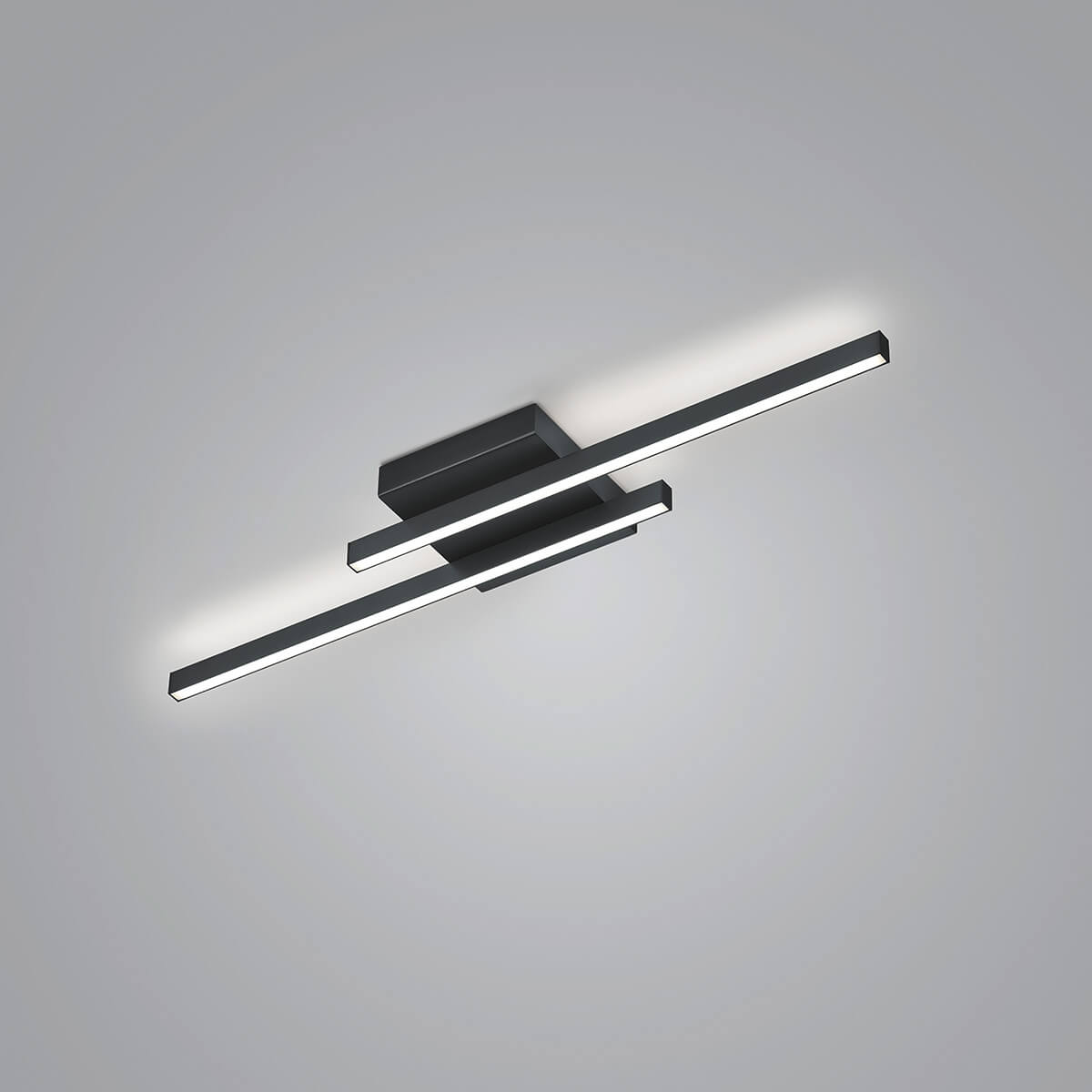 Knapstein Nuri-2 LED Deckenleuchte, schwarz