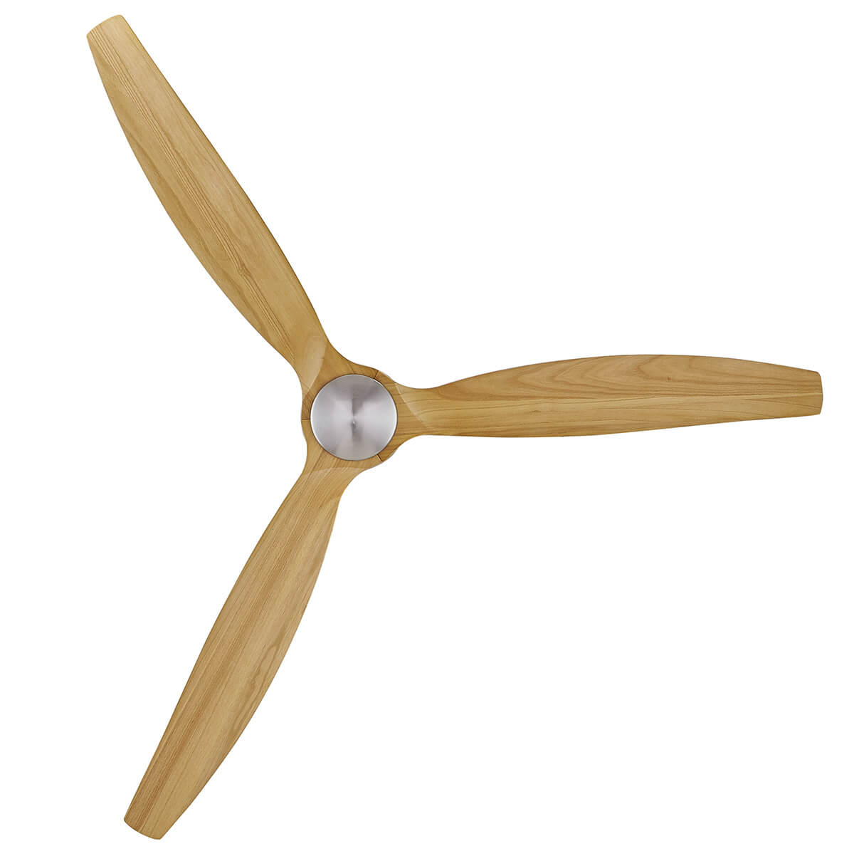 Beacon Lighting Lucci Air Airfusion Akmani Deckenventilator, Chrom gebürstet, Flügel: Echtholz