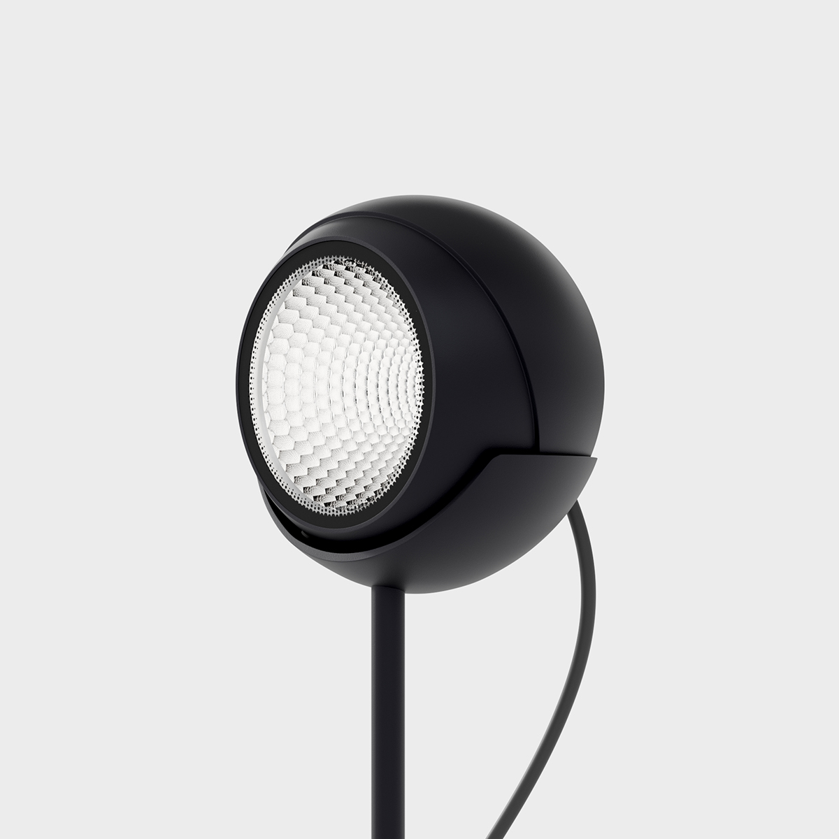 IP44.DE Shot LED Bodenleuchte mit Tee-Erdspieß, 4 W, deep black (schwarz)