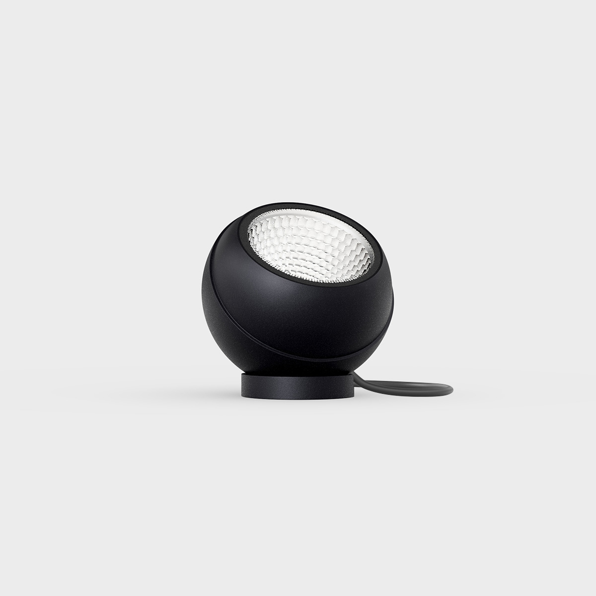 IP44.DE Shot LED Bodenleuchte Connect (für festen Untergrund), deep black (schwarz)