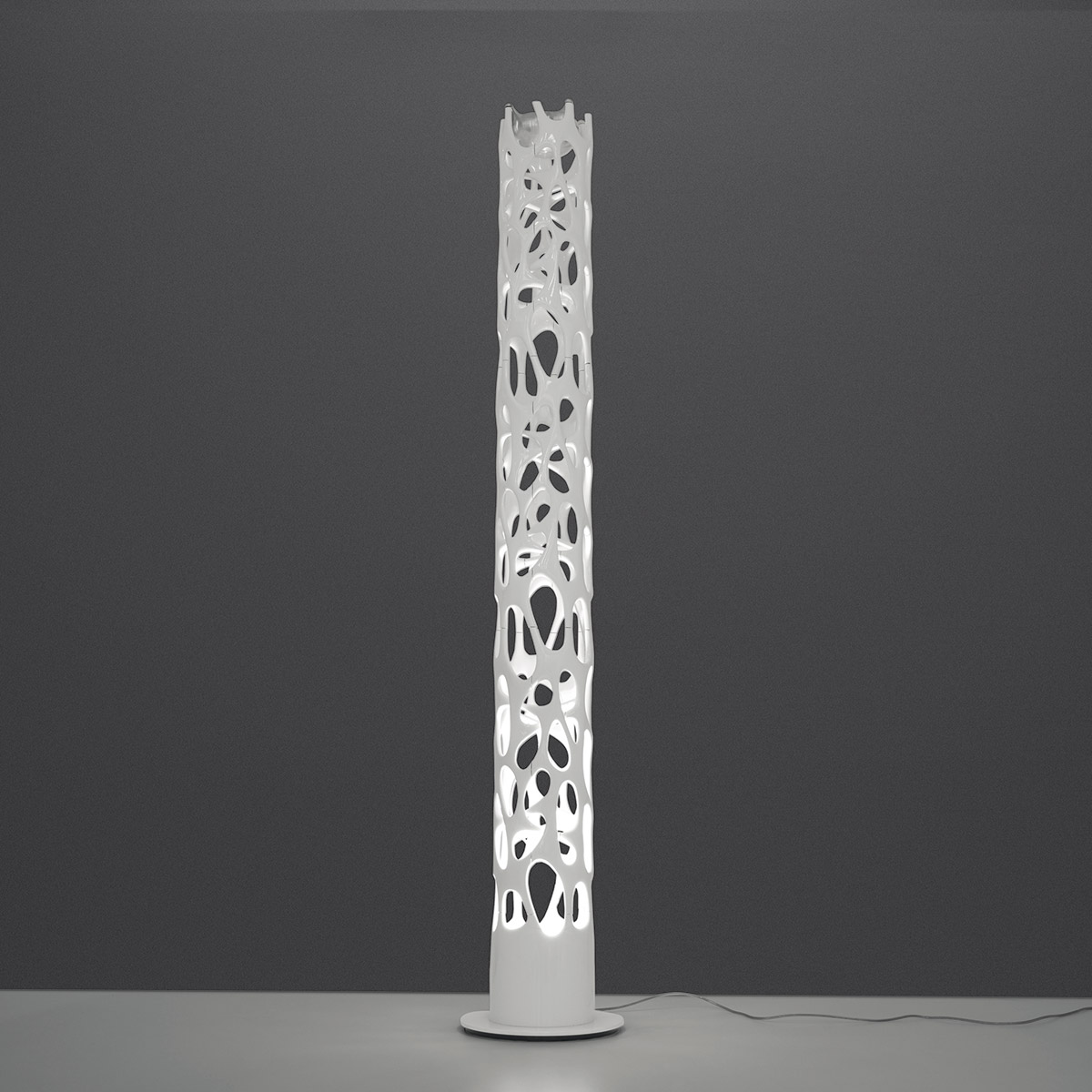 Artemide Design New Nature LED Terra, App-kompatibel, weiß glänzend, ON
