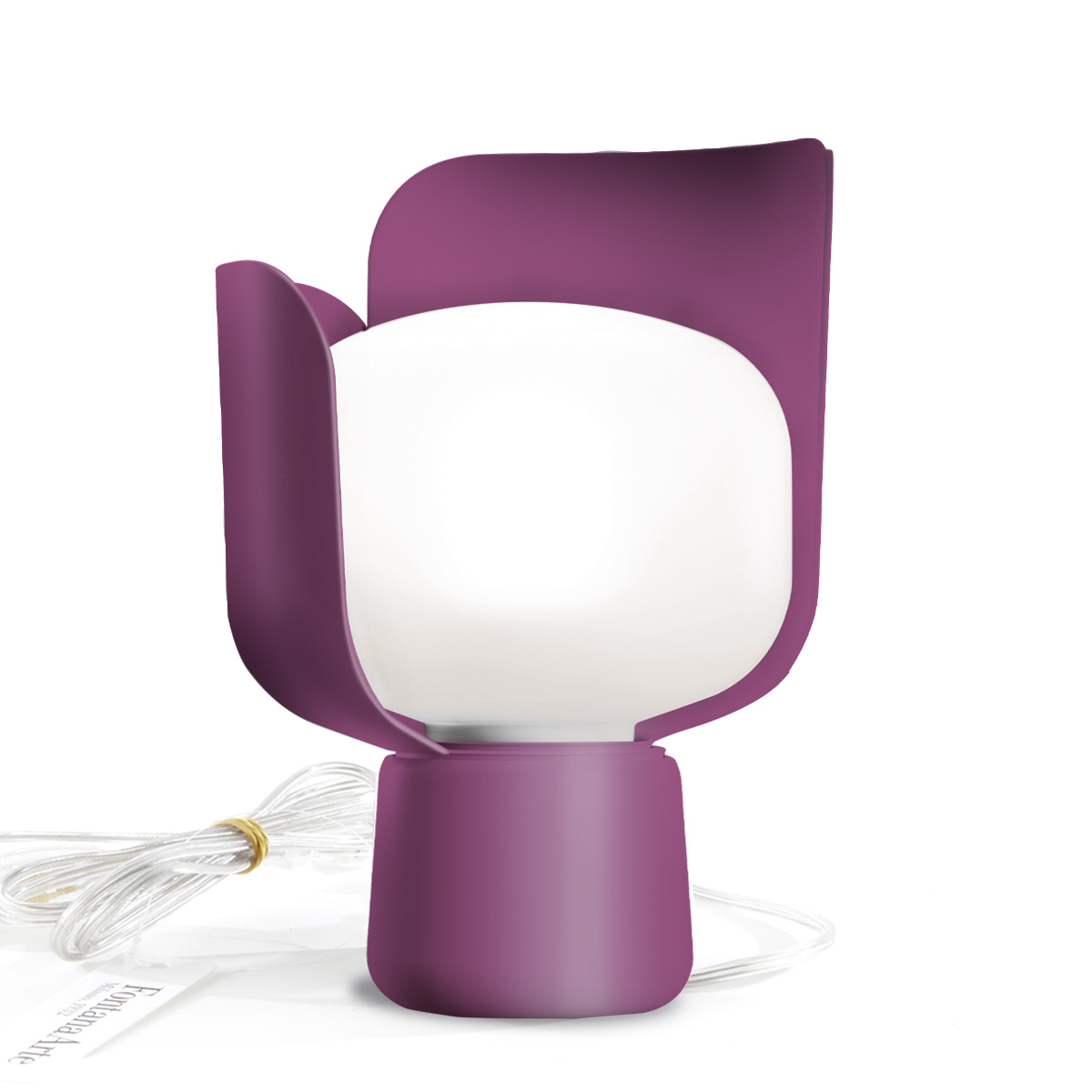 Fontana Arte Blom Tischleuchte, violett