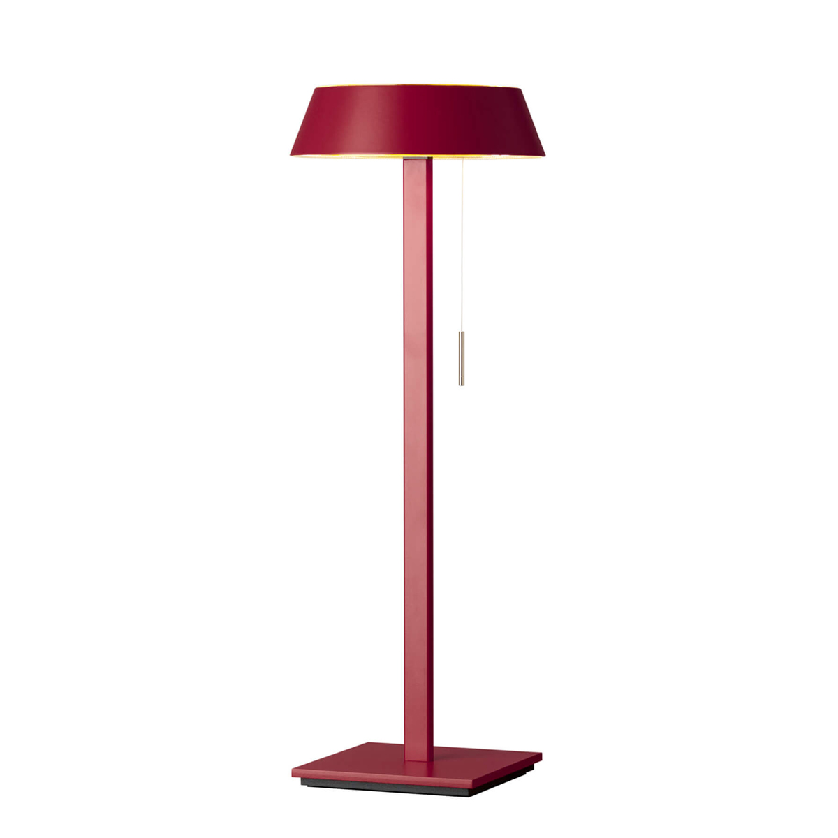 Oligo Glance LED Tischleuchte, gerade, rot matt