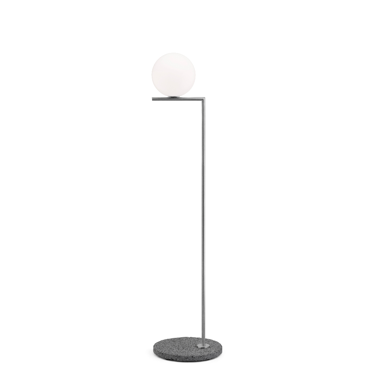 Flos IC F1 Outdoor Stehleuchte, Edelstahl, Fuß: Occhio di Pernice
