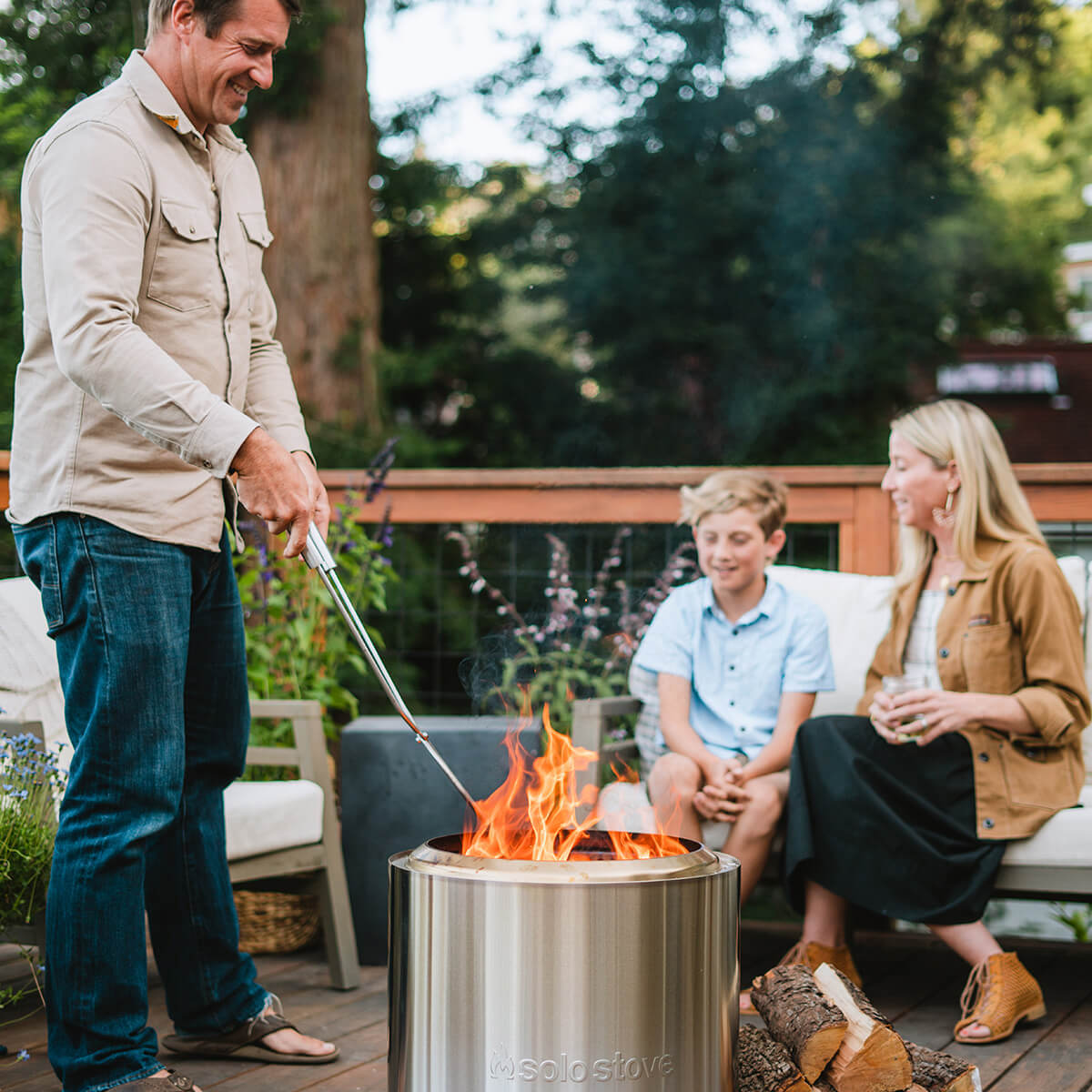 Solo Stove Bonfire 2.0 Feuerschale mit Standfuß, Edelstahl