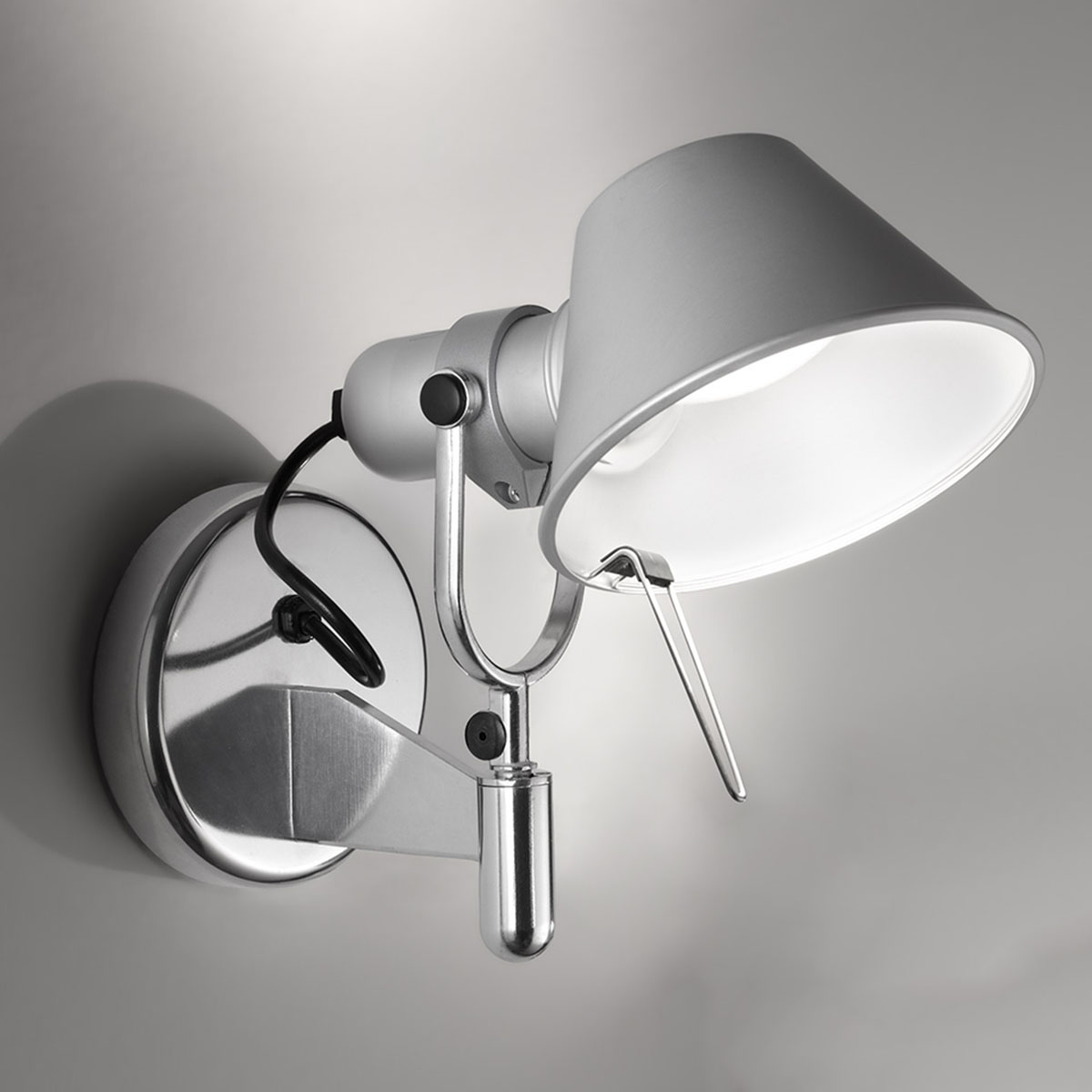 Artemide Tolomeo Faretto LED, ohne Schalter, Aluminium