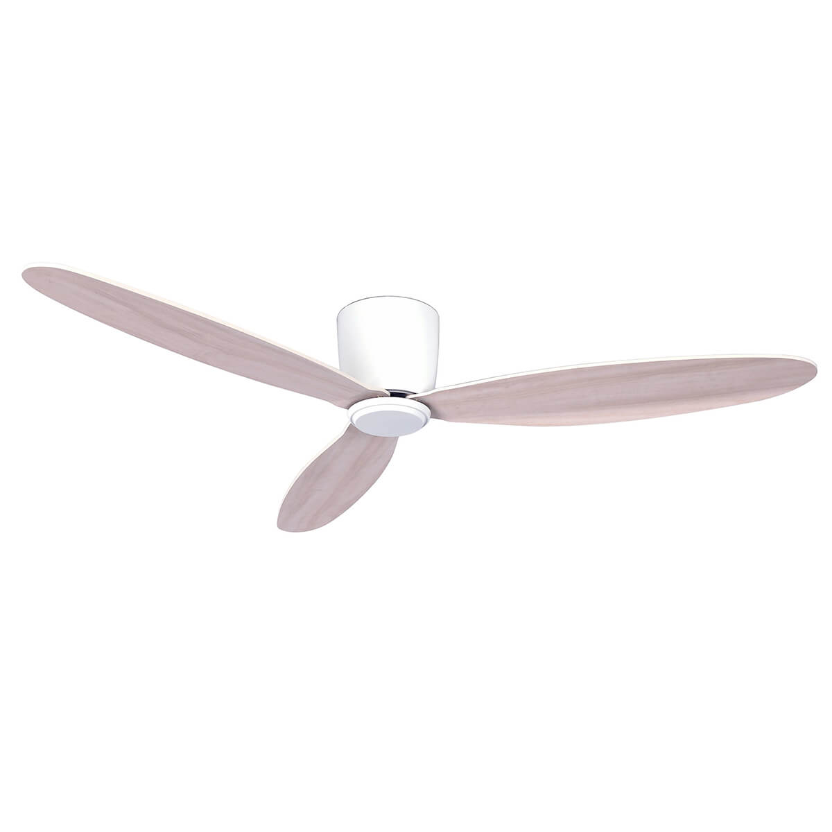 Beacon Lighting Airfusion Radar Deckenventilator, Ø: 132 cm, weiß, Flügel: Eiche hell