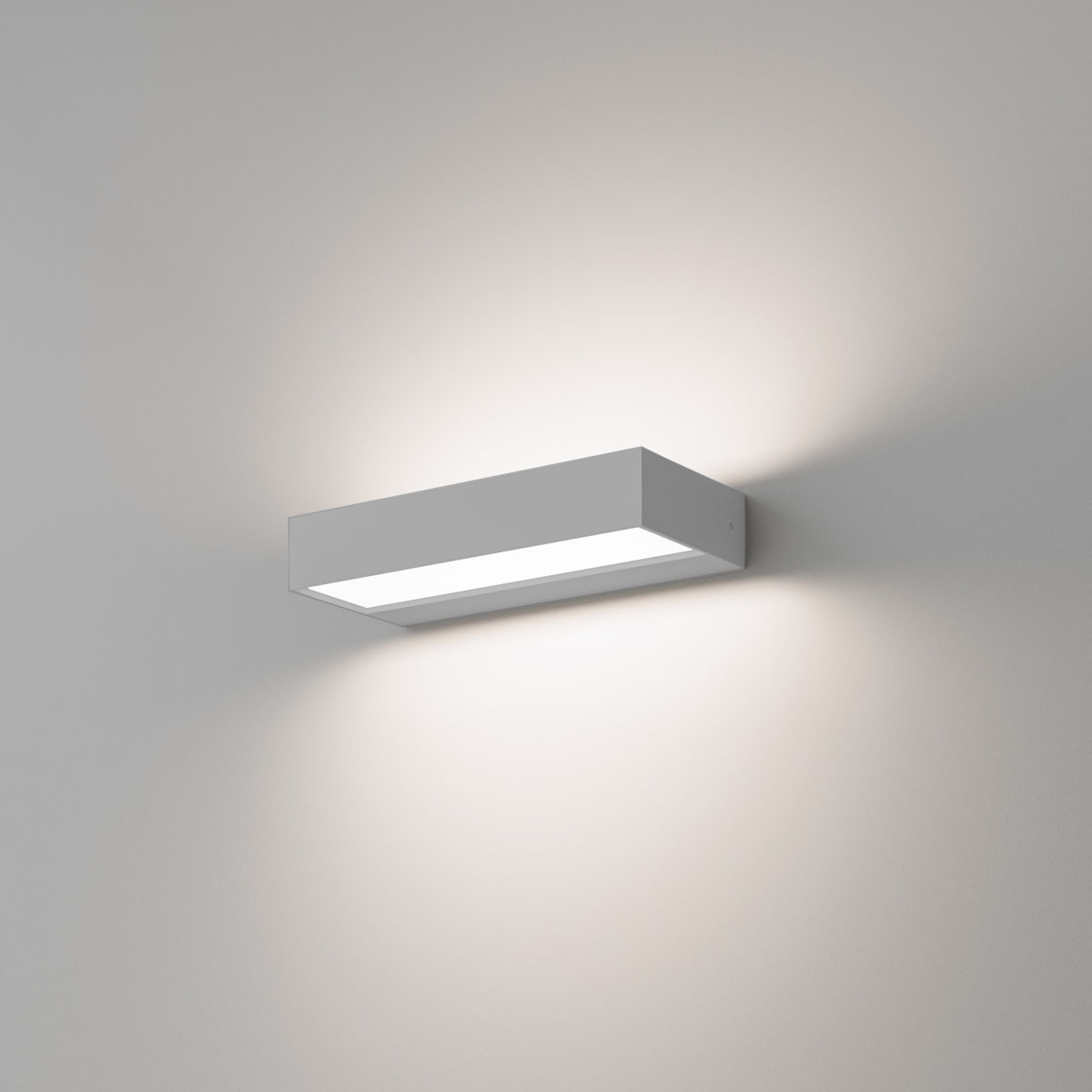 Rotaliana InOut W2 LED Innen- / Außenwandleuchte, silberfarben