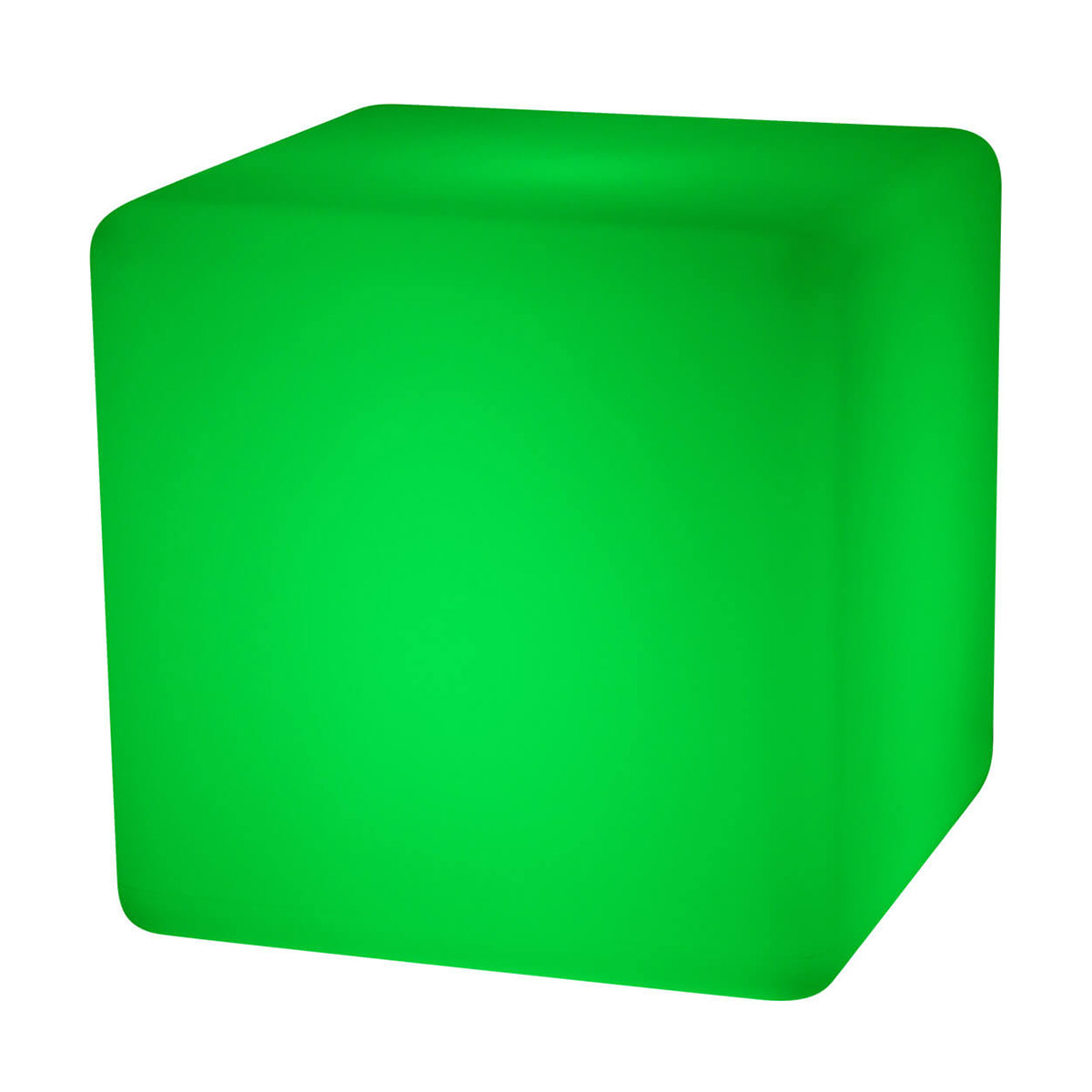 Epstein-Design Würfel RGB-LED Akkuleuchte, 45 cm, weiß