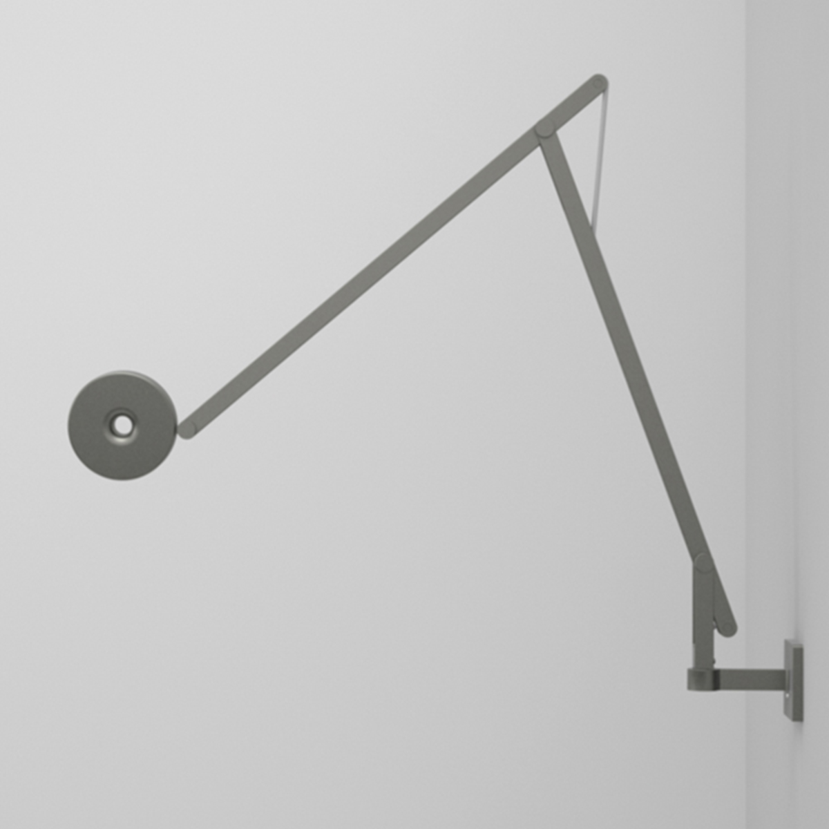 Rotaliana String W1 Dim-to-Warm LED Wandleuchte, graphit