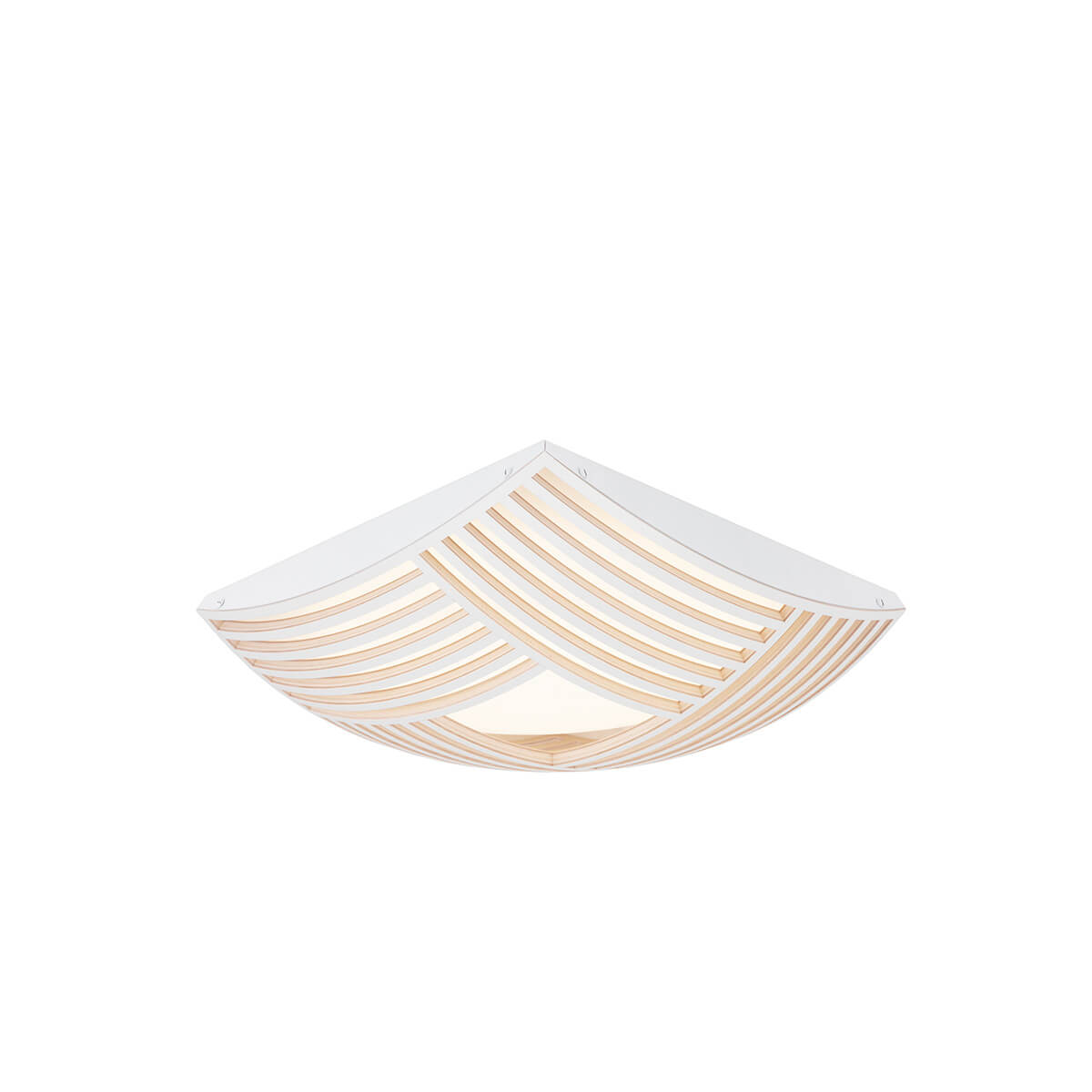 Secto Design Kuulto Small 9101 Wand- / Deckenleuchte, weiß laminiert