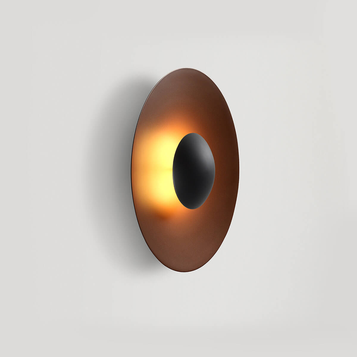 Marset Ginger 20C IP65 LED Wand- / Deckenleuchte, rostbraun