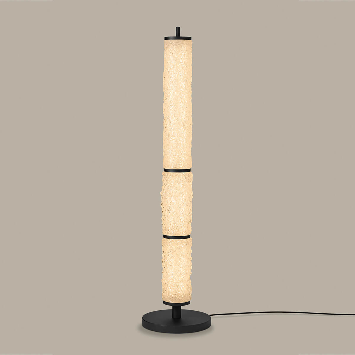 Holtkötter Fidelio LED Stehleuchte, schwarz, Cristallux