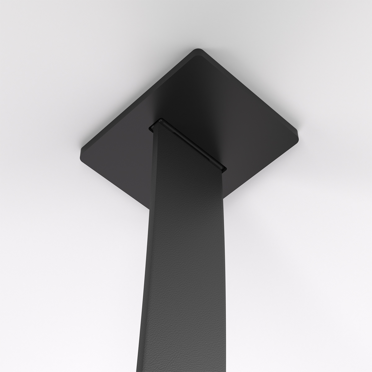 Flos Belt LED Pendelleuchte, Leder schwarz, Deckenanschluss