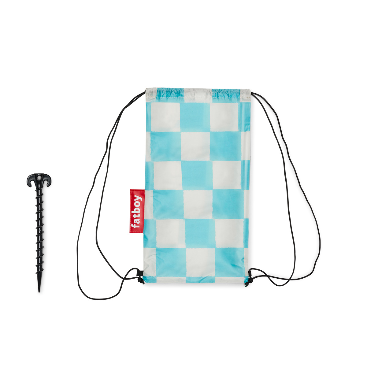 Fatboy Lamzac 3.0 Luftsofa, Chess azur, Tragetasche (inbegriffen)