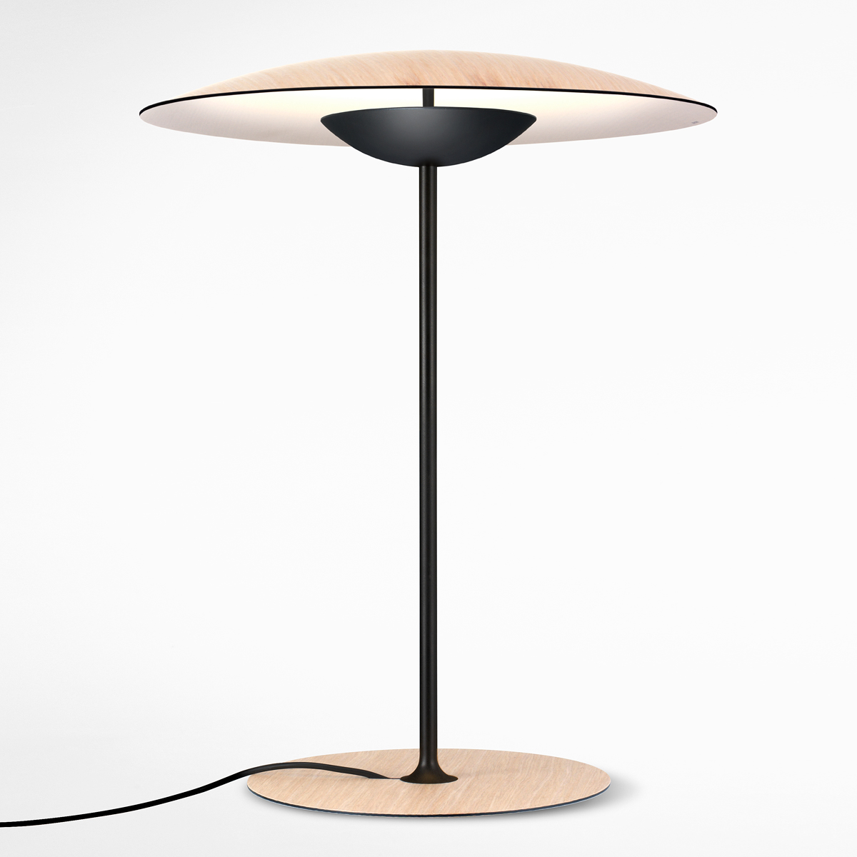 Marset Ginger M LED Tischleuchte, Eiche