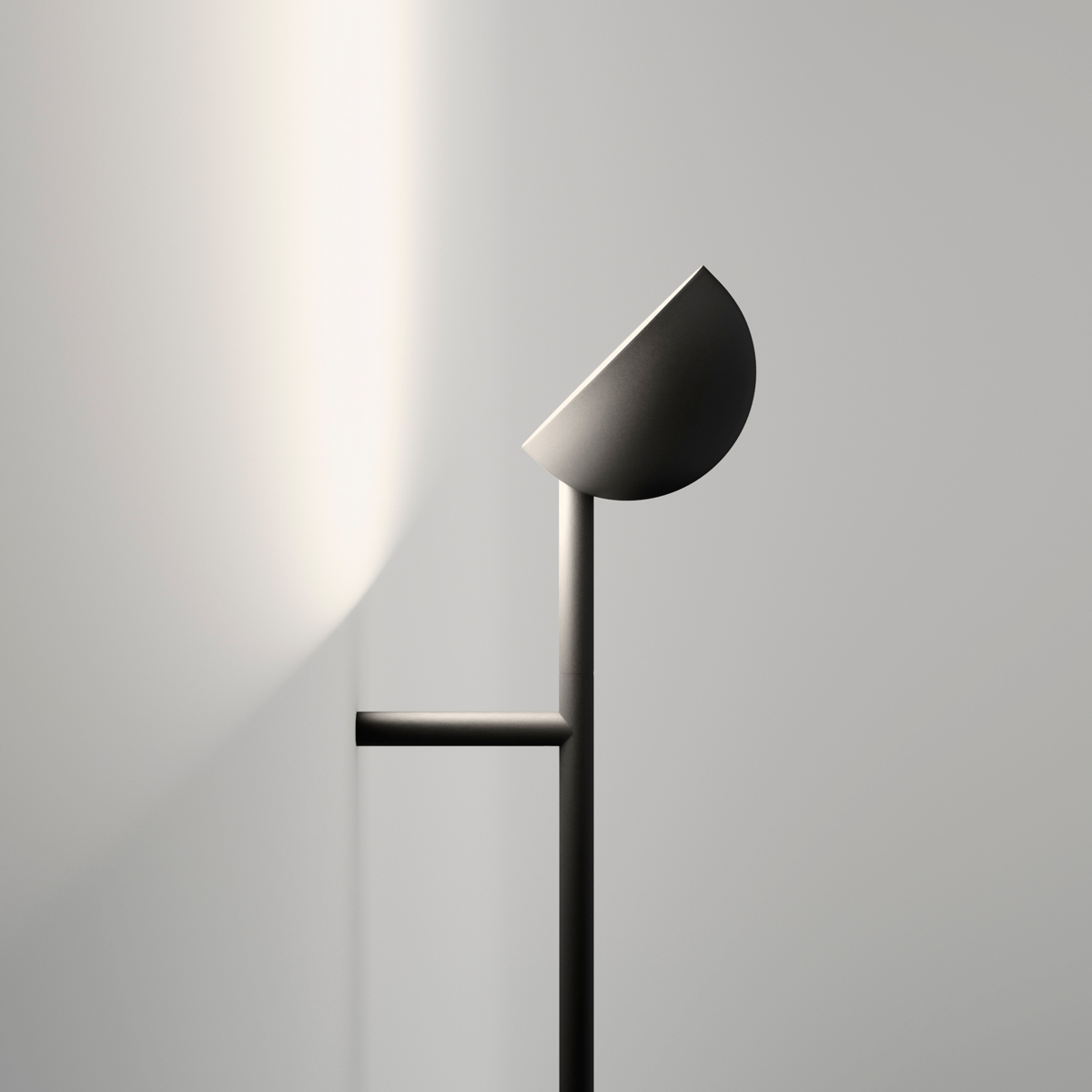 Vibia Pin 1685 LED Wandleuchte, schwarz matt