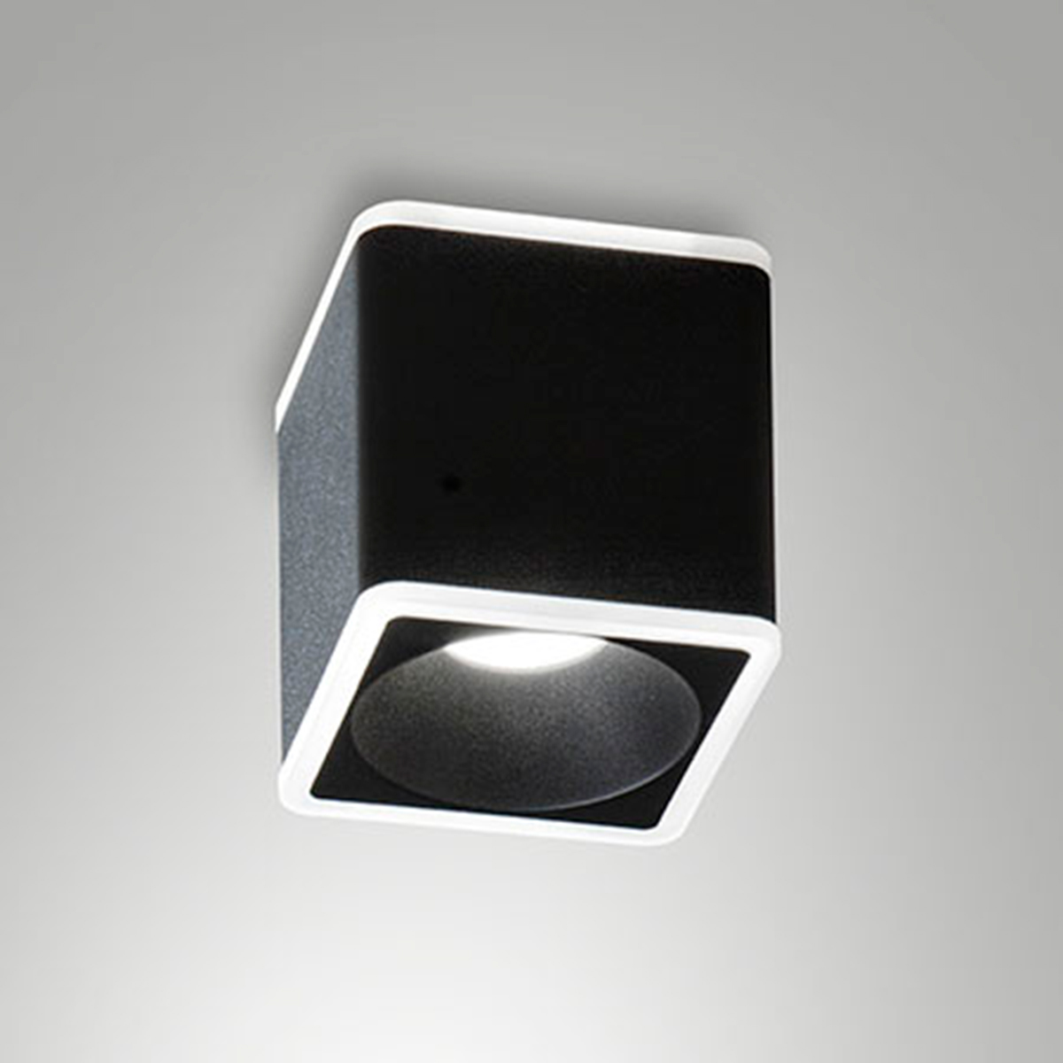 Fabas Luce Coiba LED Deckenleuchte, schwarz