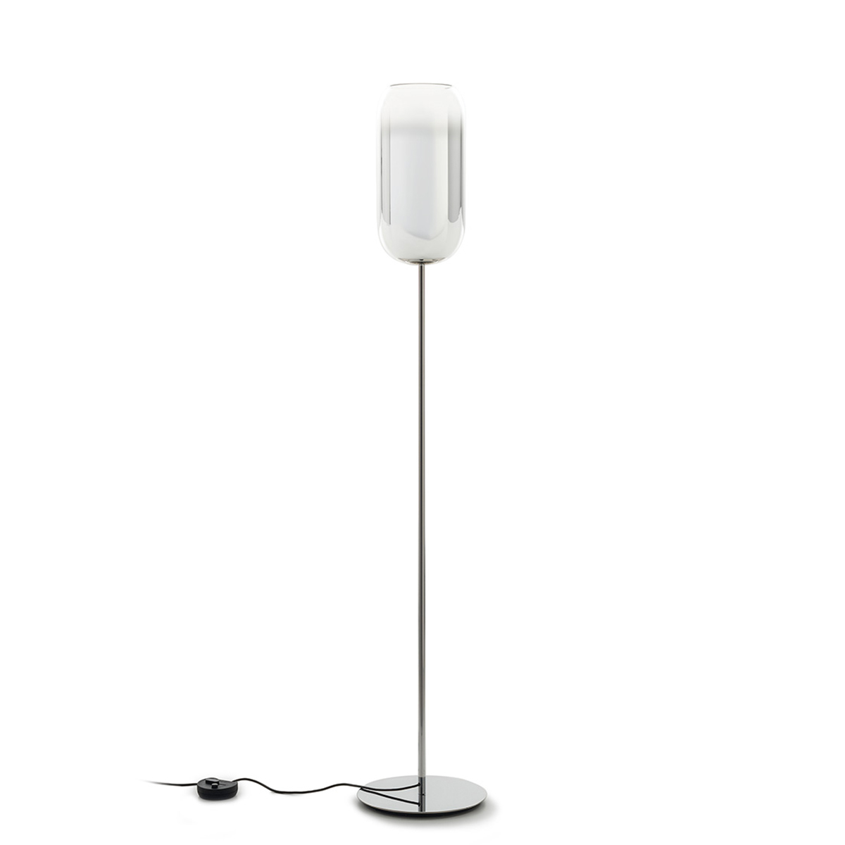 Artemide Gople Lamp Terra, Aluminium, Schirm: silber