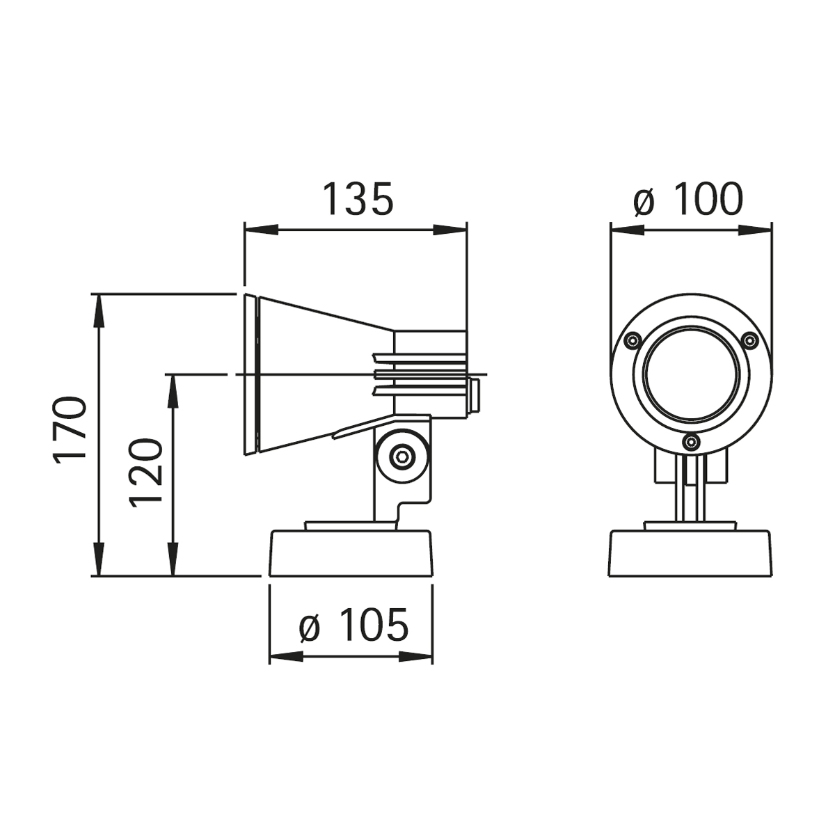 Albert Leuchten 2353 Wandstrahler