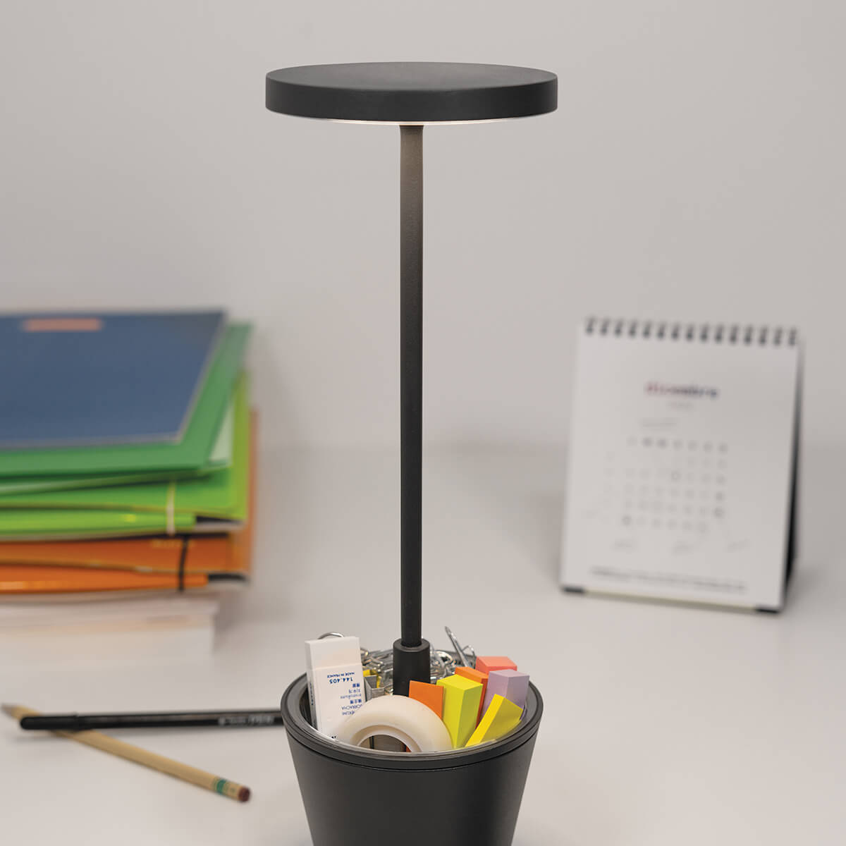 Zafferano AiLati Poldina Reverso Pro LED Akkuleuchte, dunkelgrau (Dekoration nicht inbegriffen)