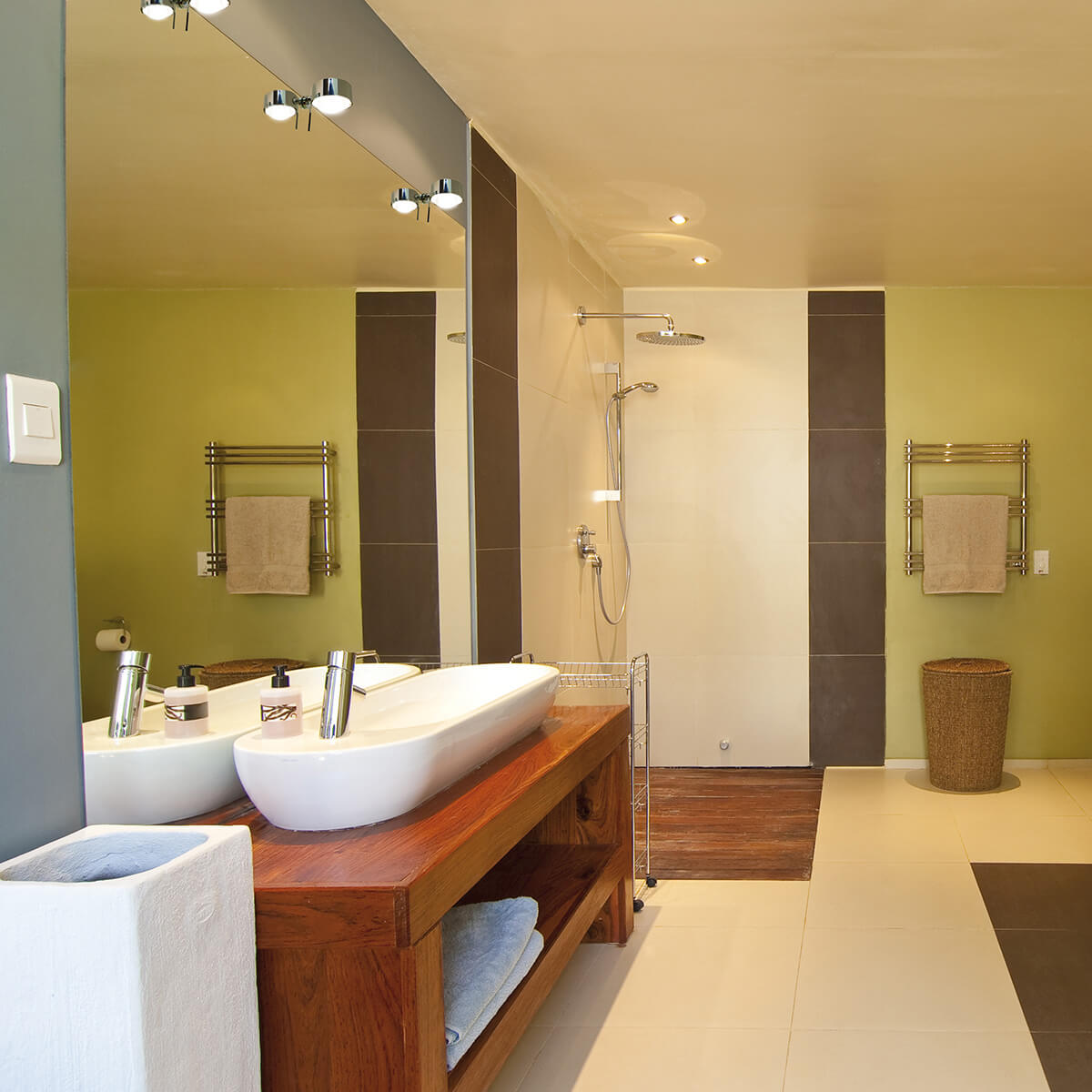 Top Light Puk Mini Fix + LED Klemmleuchte, Chrom, mit Glas satiniert / Linse klar