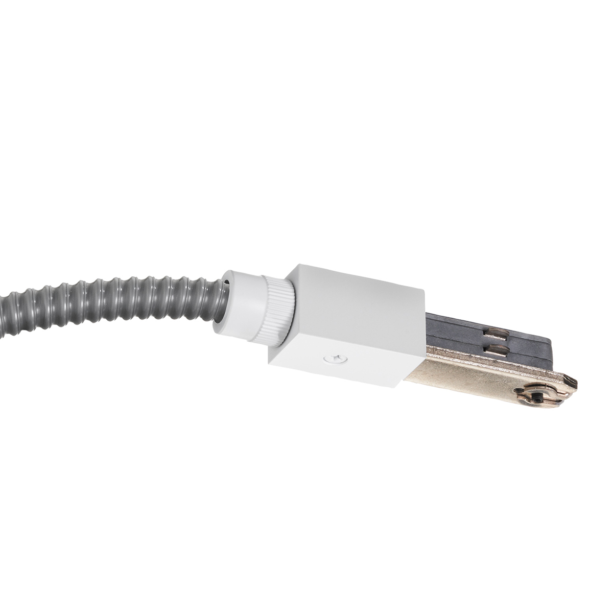 Bruck Duolare 230 V End Einspeisung ohne Anschlussdose, weiß