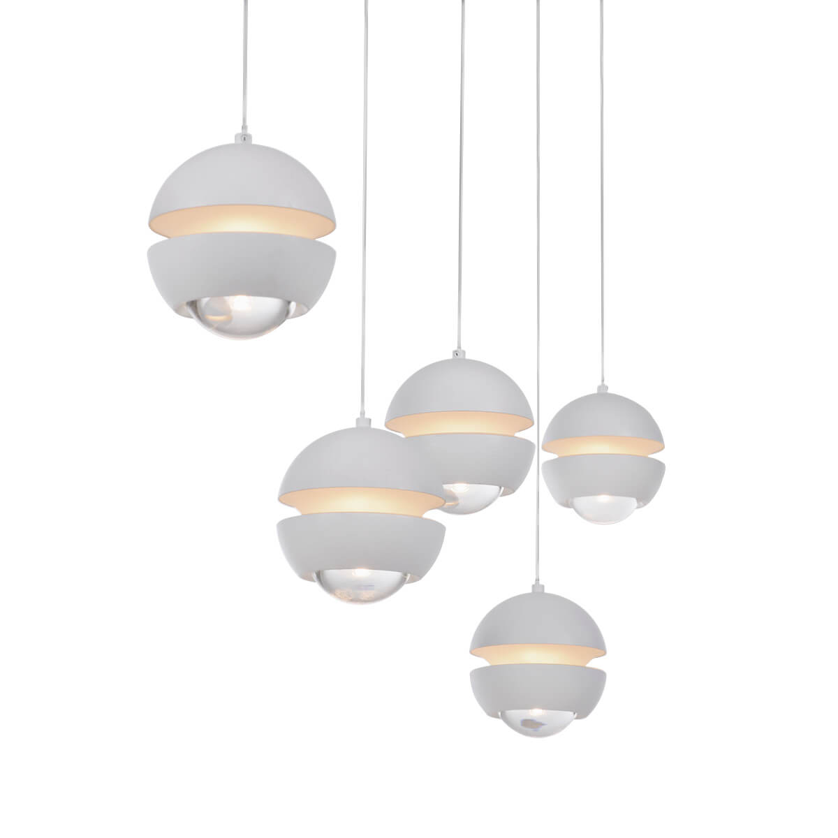 Lini LED Pendelleuchte, 5-flg.