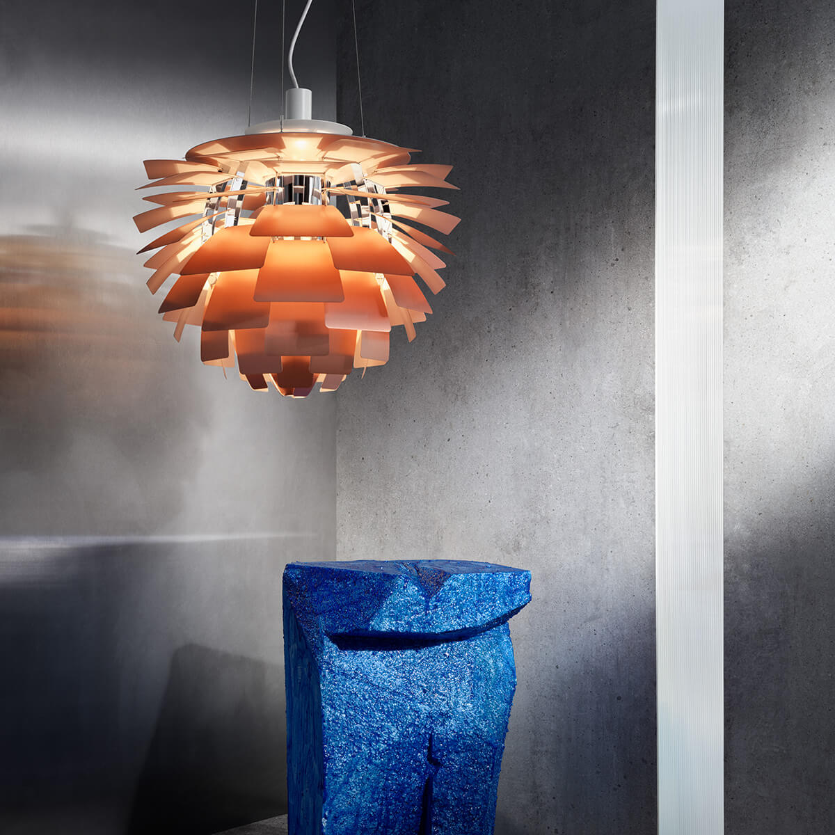 Louis Poulsen PH Artichoke 600 Pendelleuchte, Ø: 60 cm, Kupfer