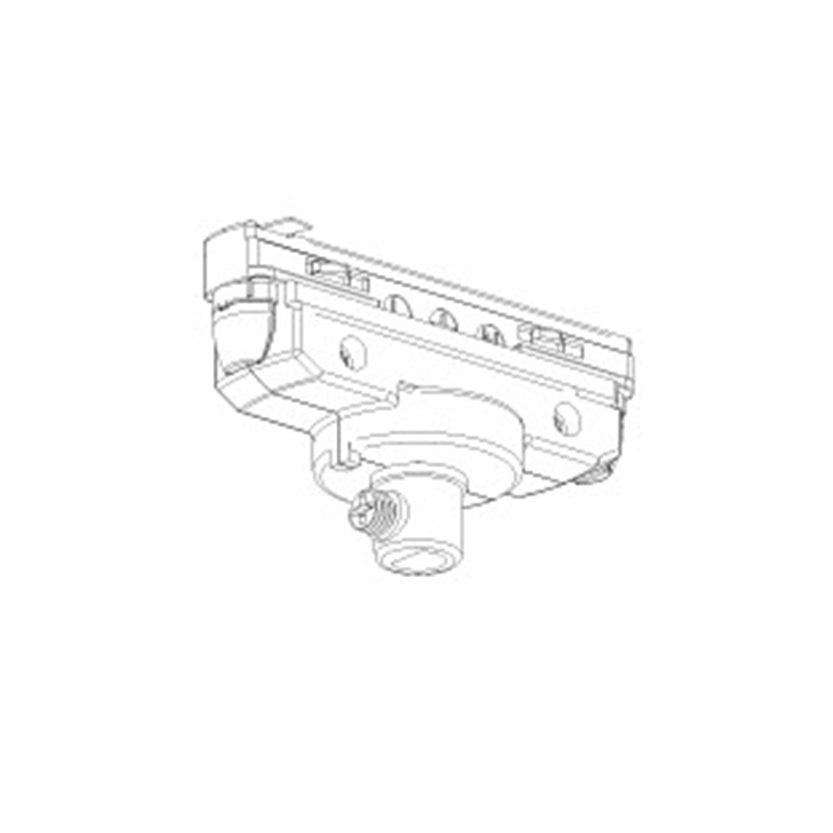Milan Kronn 77 GU10 System-Pendelleuchte, Inkl. Adapter für 3-Phasen-Stromschiene in Schwarz