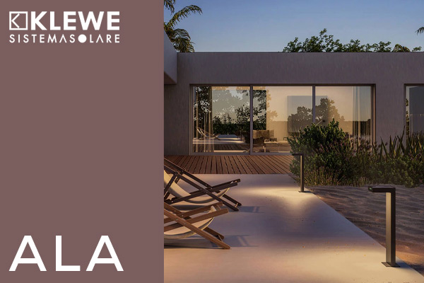 Klewe Ala LED Akku-Solarleuchten für Wand und Boden Klewe Ala LED Akku-Solarleuchten für Wand und Boden